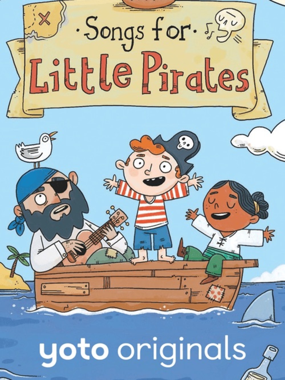 Songs for Little Pirates - Blue Kids Music Book by yoto originals YOTO CARD